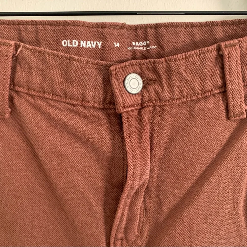 Old Navy kids baggy Brown Carpenter jeans size 14